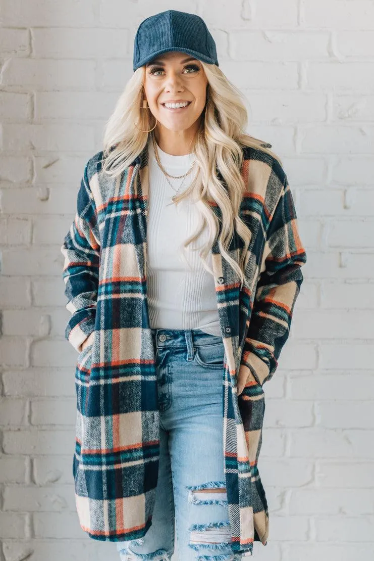 Mid Length Classic Plaid Shacket