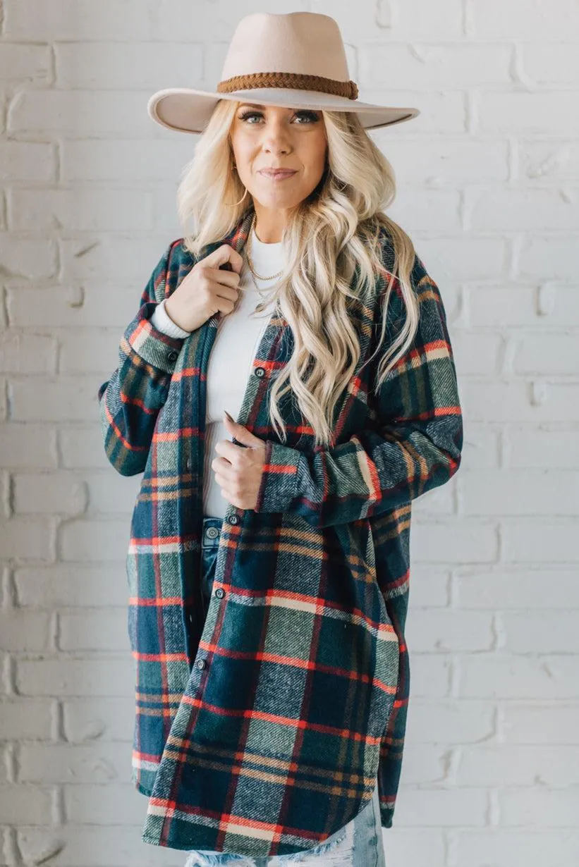 Mid Length Classic Plaid Shacket