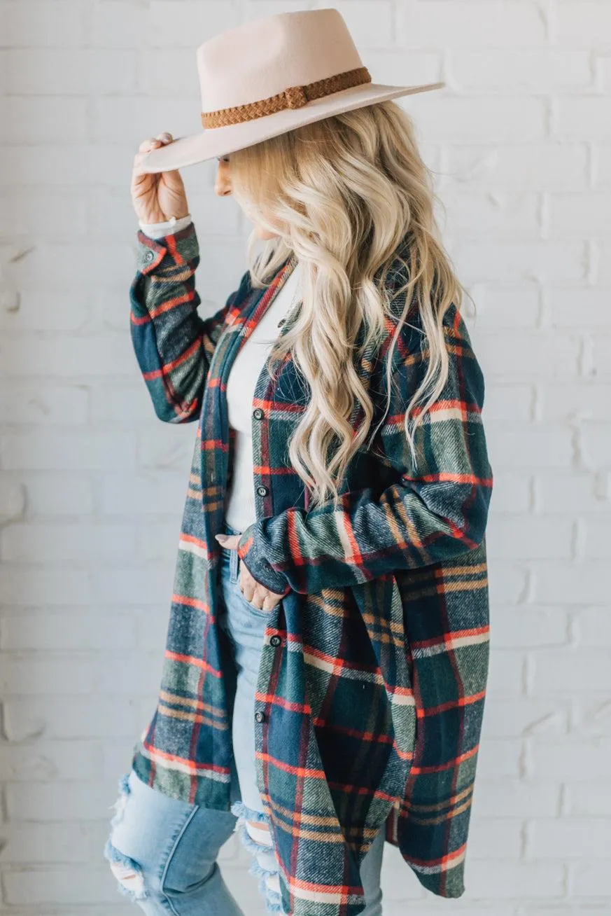 Mid Length Classic Plaid Shacket