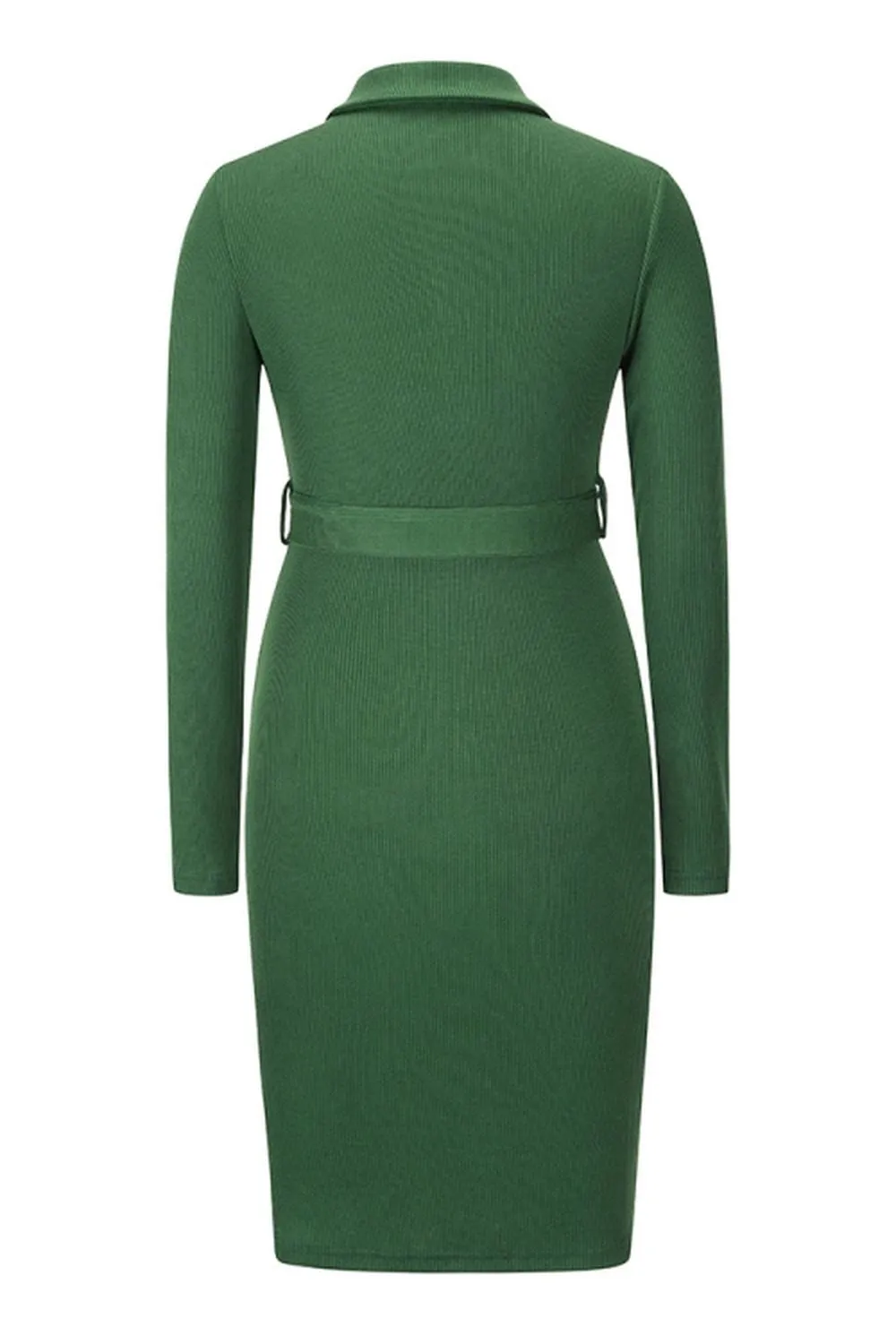 Mid-Length Knitted Dress