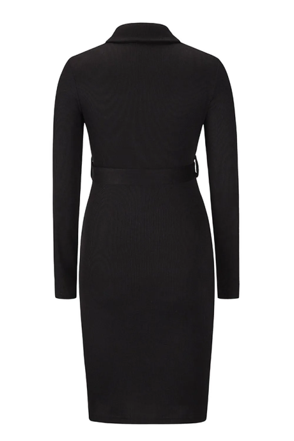 Mid-Length Knitted Dress