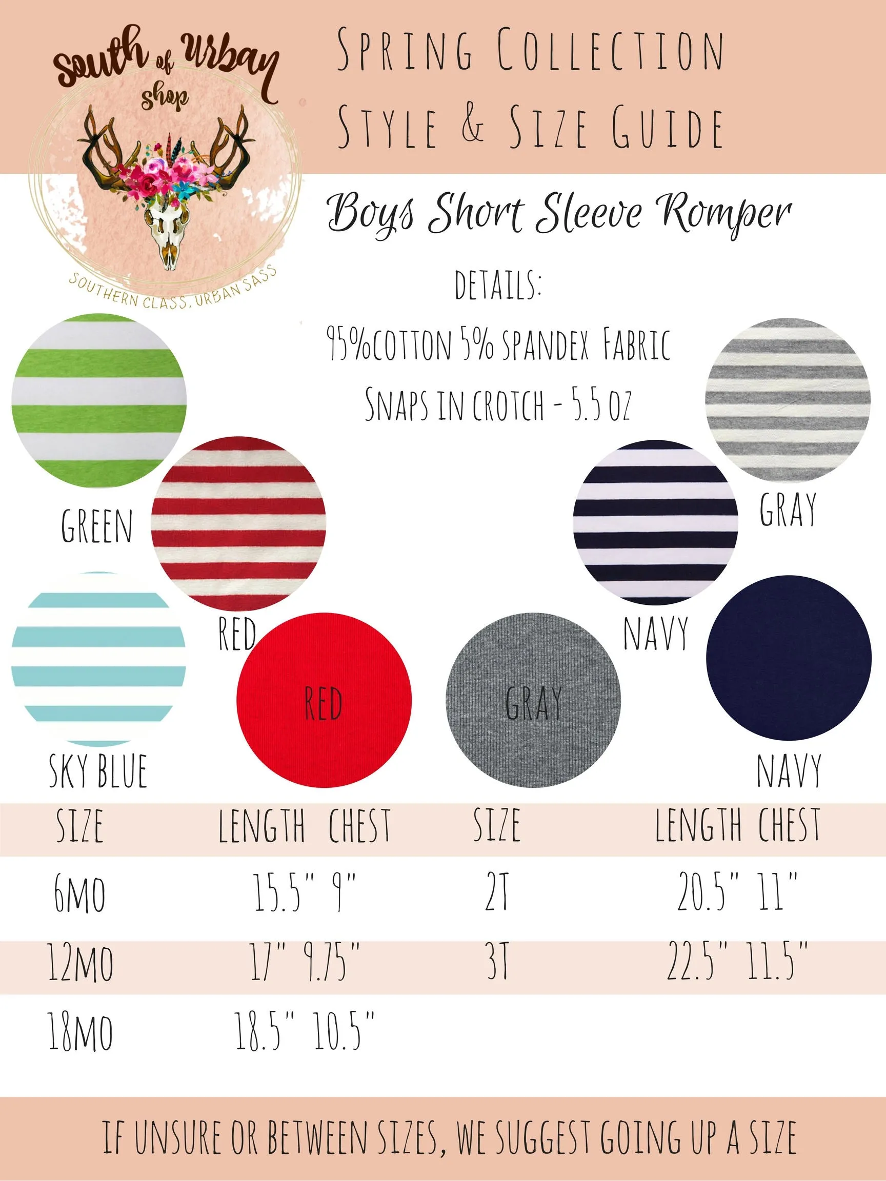 Nautical Summer Baby & Toddler Romper