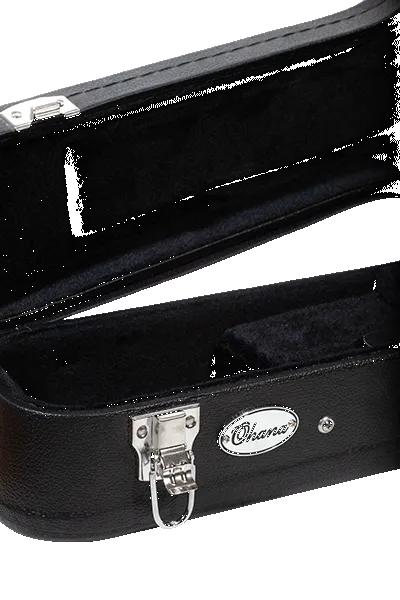 Ohana BEM-24 Black Concert Ukulele Hardshell Case