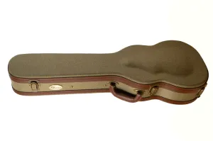 Ohana UOT-31 Olive Twill Baritone Ukulele Hardshell Case