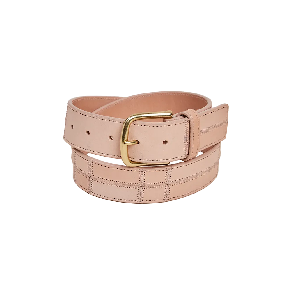 Patchwork Belt - Veg Tan