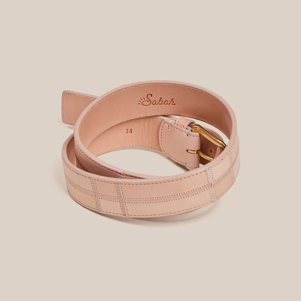 Patchwork Belt - Veg Tan