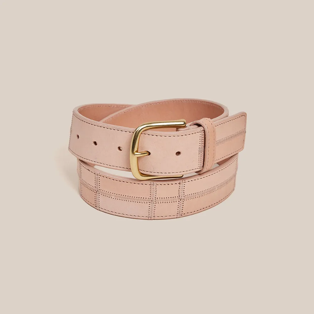 Patchwork Belt - Veg Tan