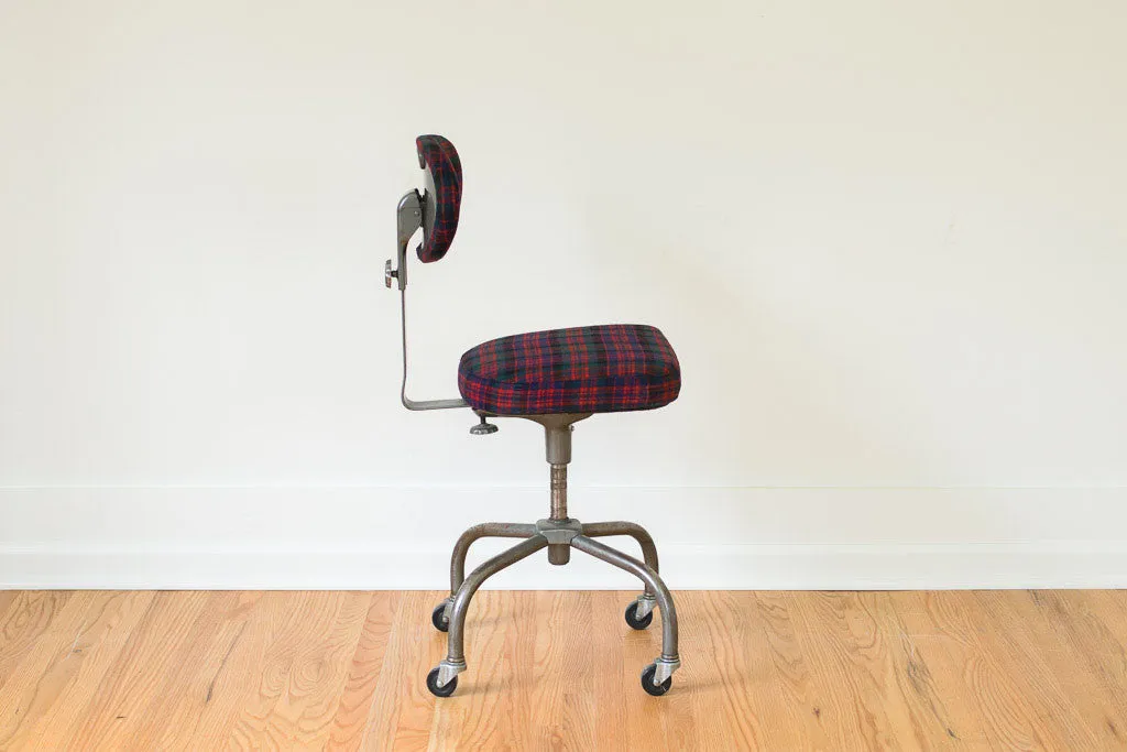 Plaid Cramer Industrial Chair