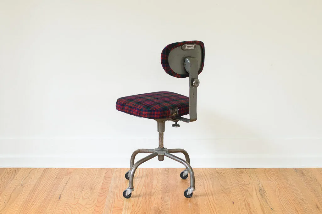 Plaid Cramer Industrial Chair