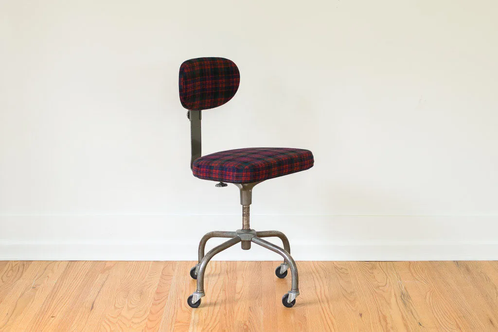 Plaid Cramer Industrial Chair