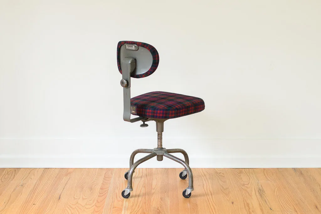 Plaid Cramer Industrial Chair