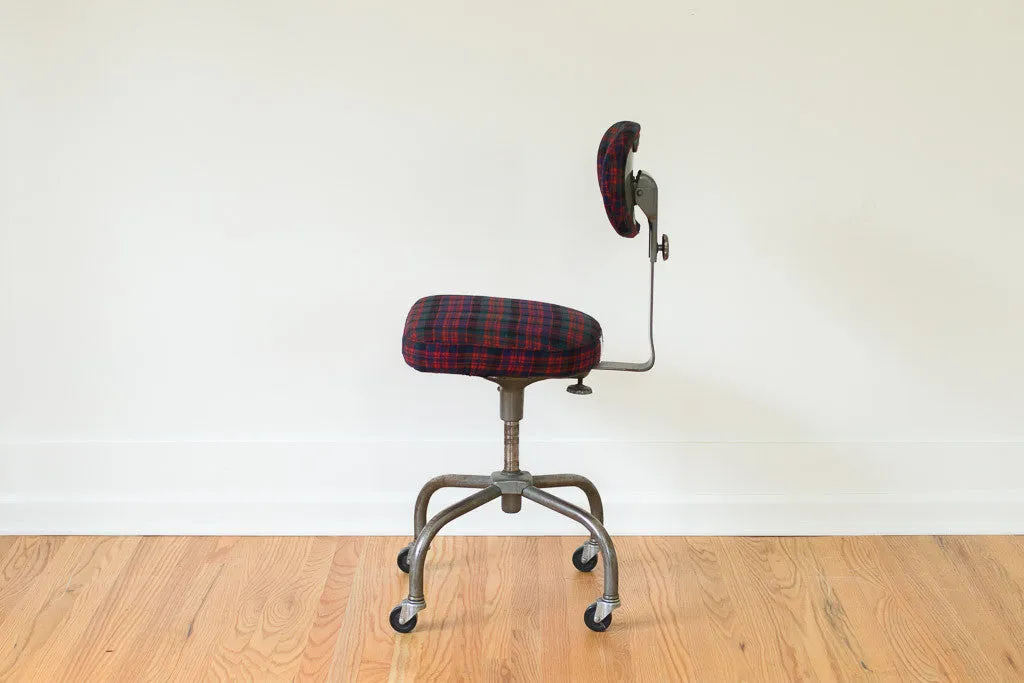 Plaid Cramer Industrial Chair