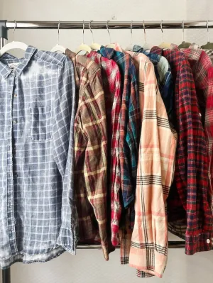 Plaid Shirts - 10 Pieces