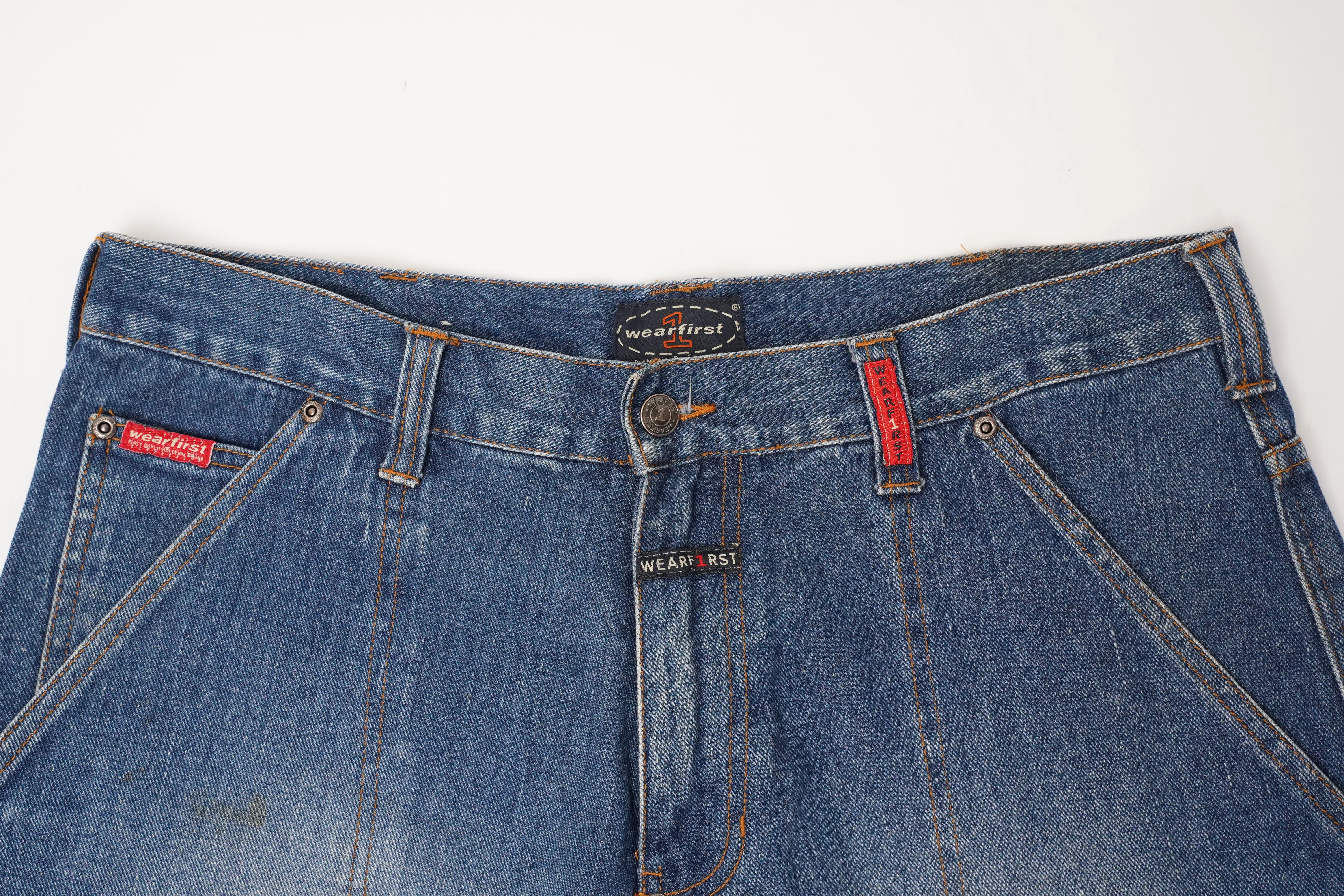 "wear first" -Straight Denim Pants-