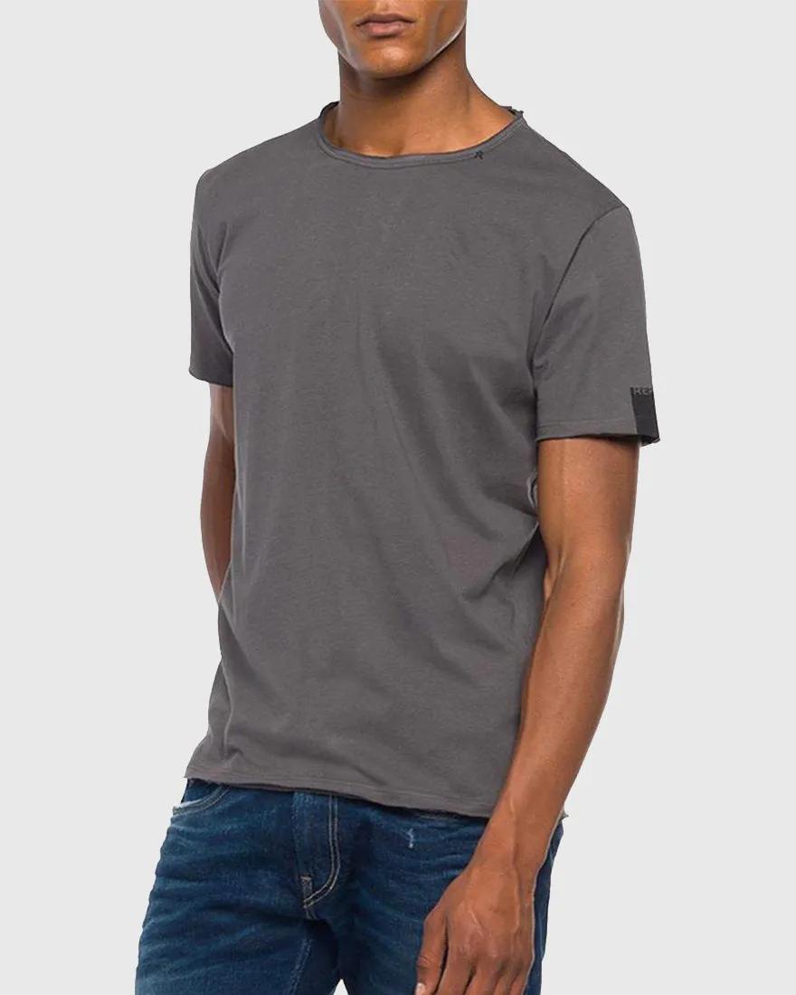 REPLAY R5982660M3590 COLD GREY CREW TEE