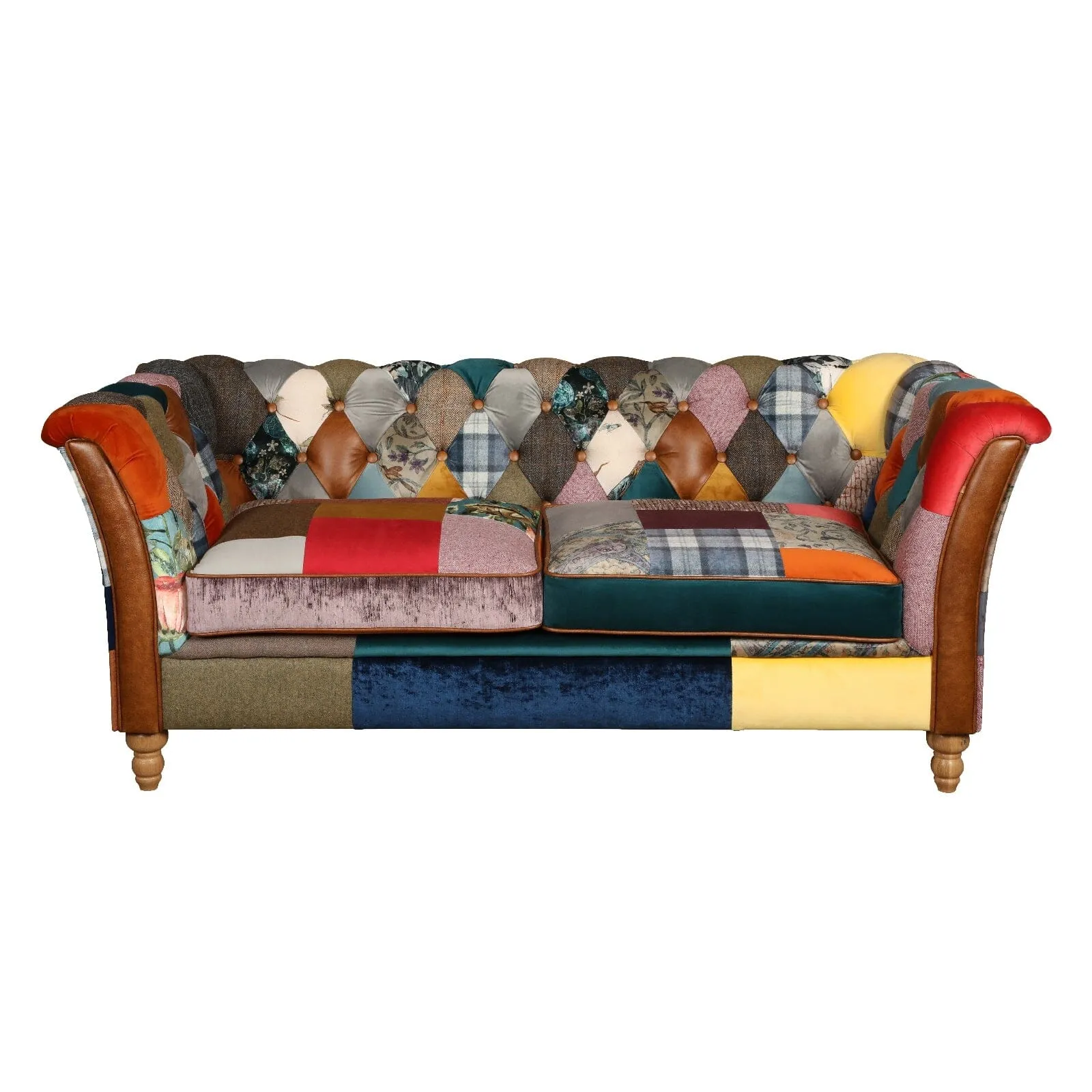 Rutland Harlequin Patchwork 3 Seater