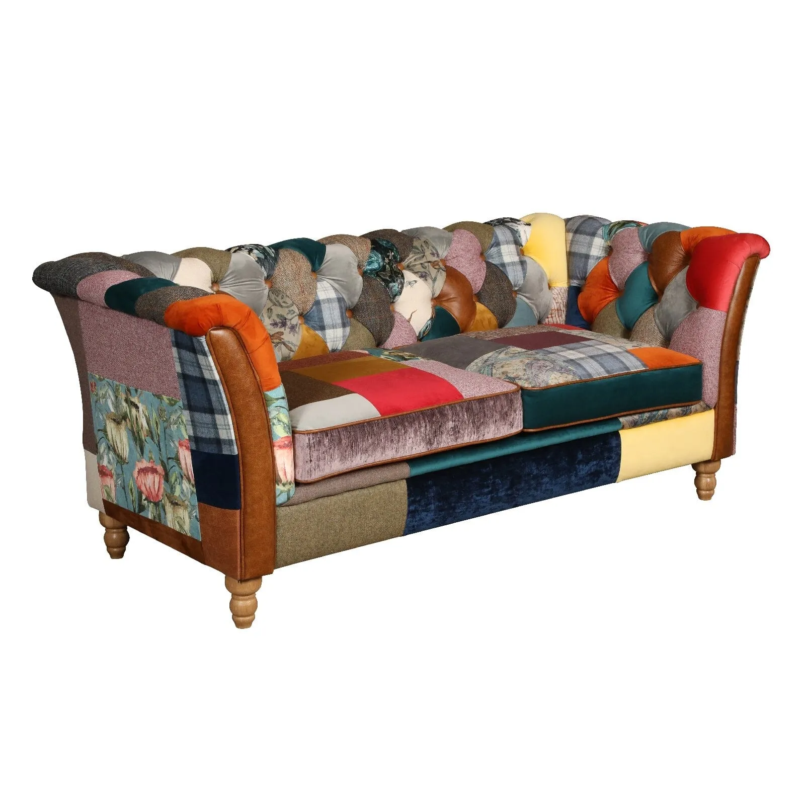 Rutland Harlequin Patchwork 3 Seater