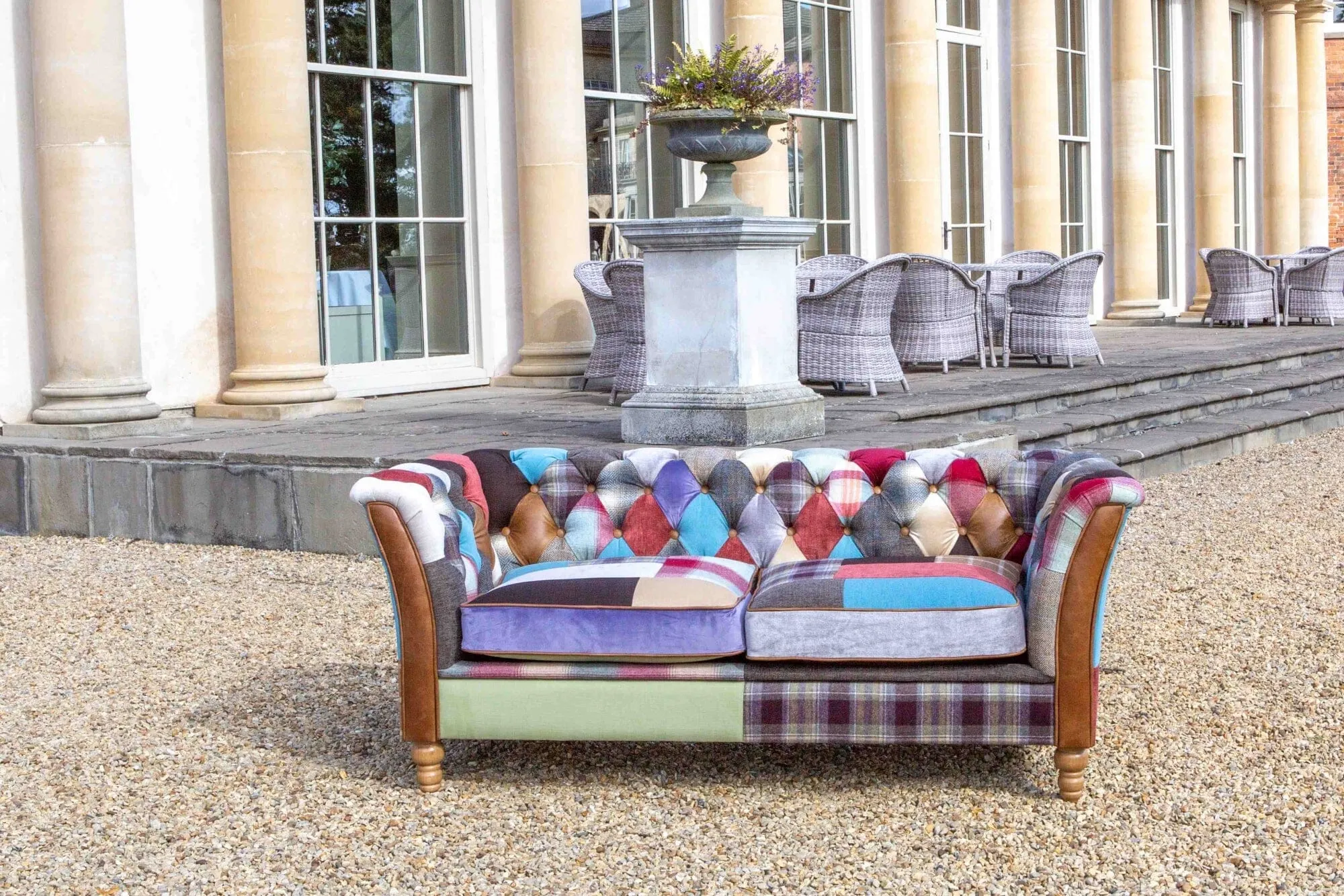 Rutland Harlequin Patchwork 3 Seater