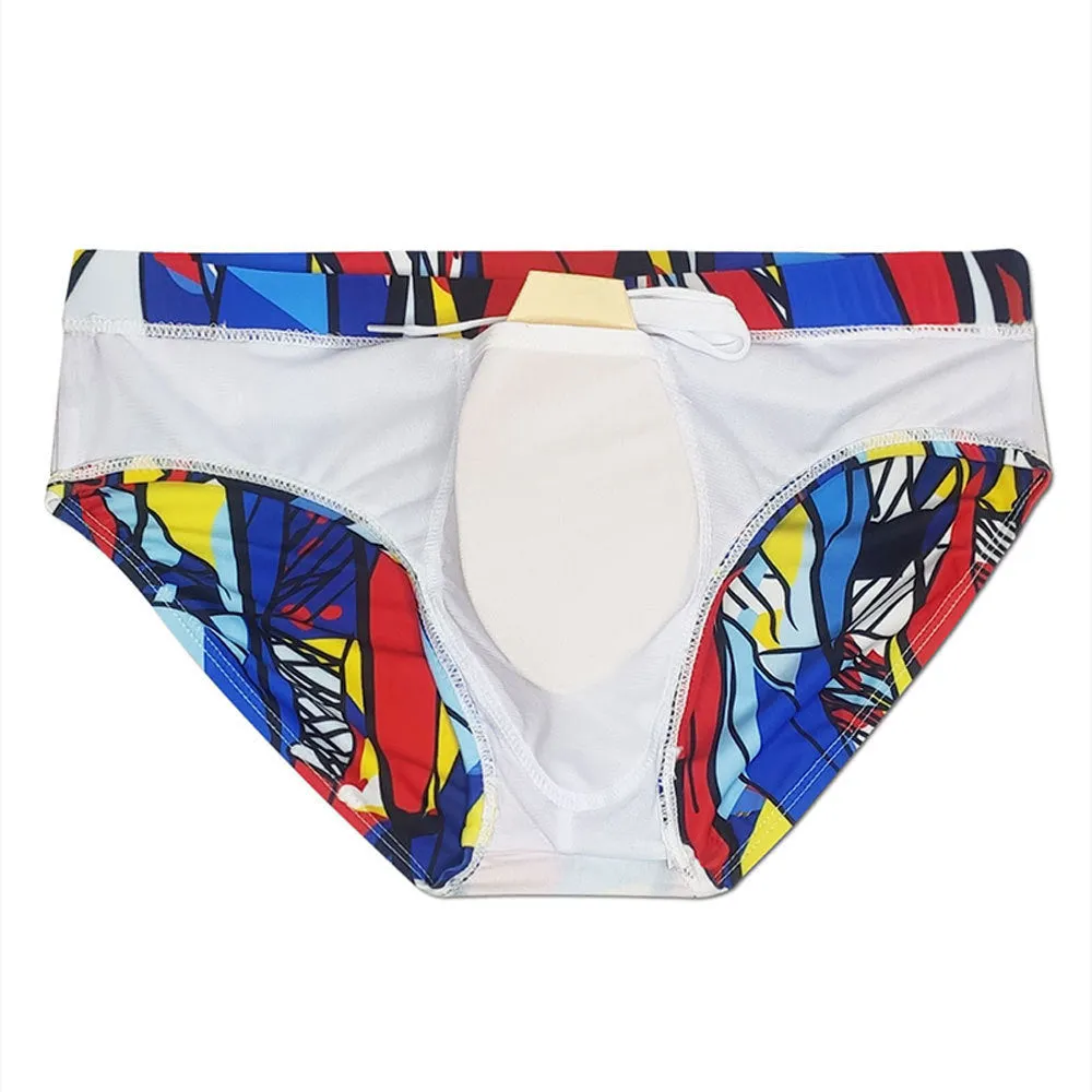 Sexy Art Graffiti Beach Vacation Swim Briefs