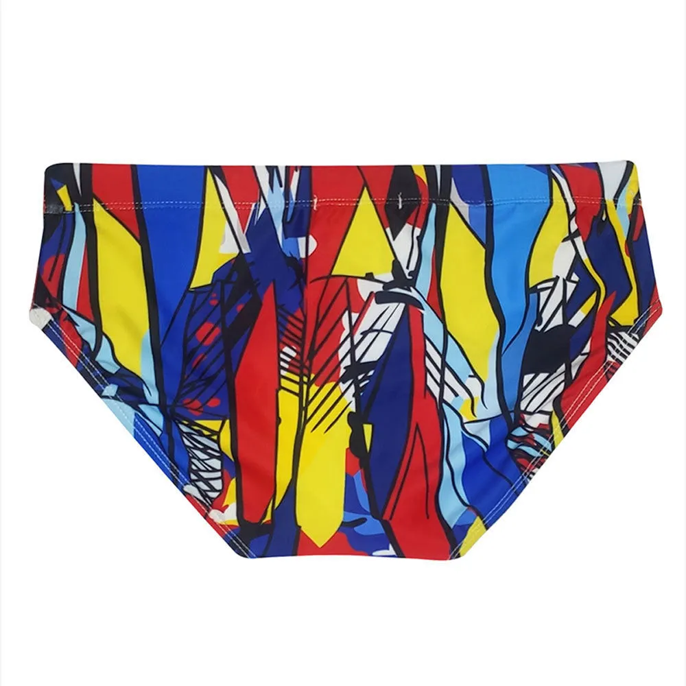 Sexy Art Graffiti Beach Vacation Swim Briefs