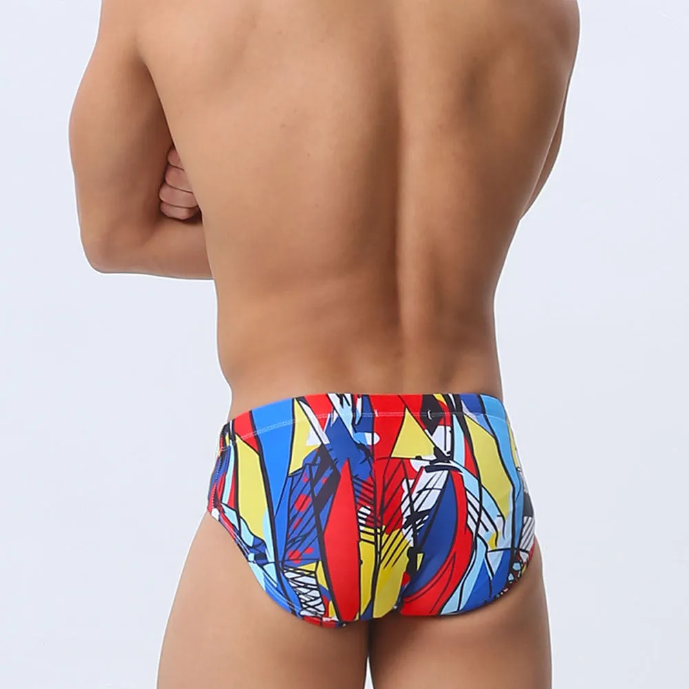 Sexy Art Graffiti Beach Vacation Swim Briefs