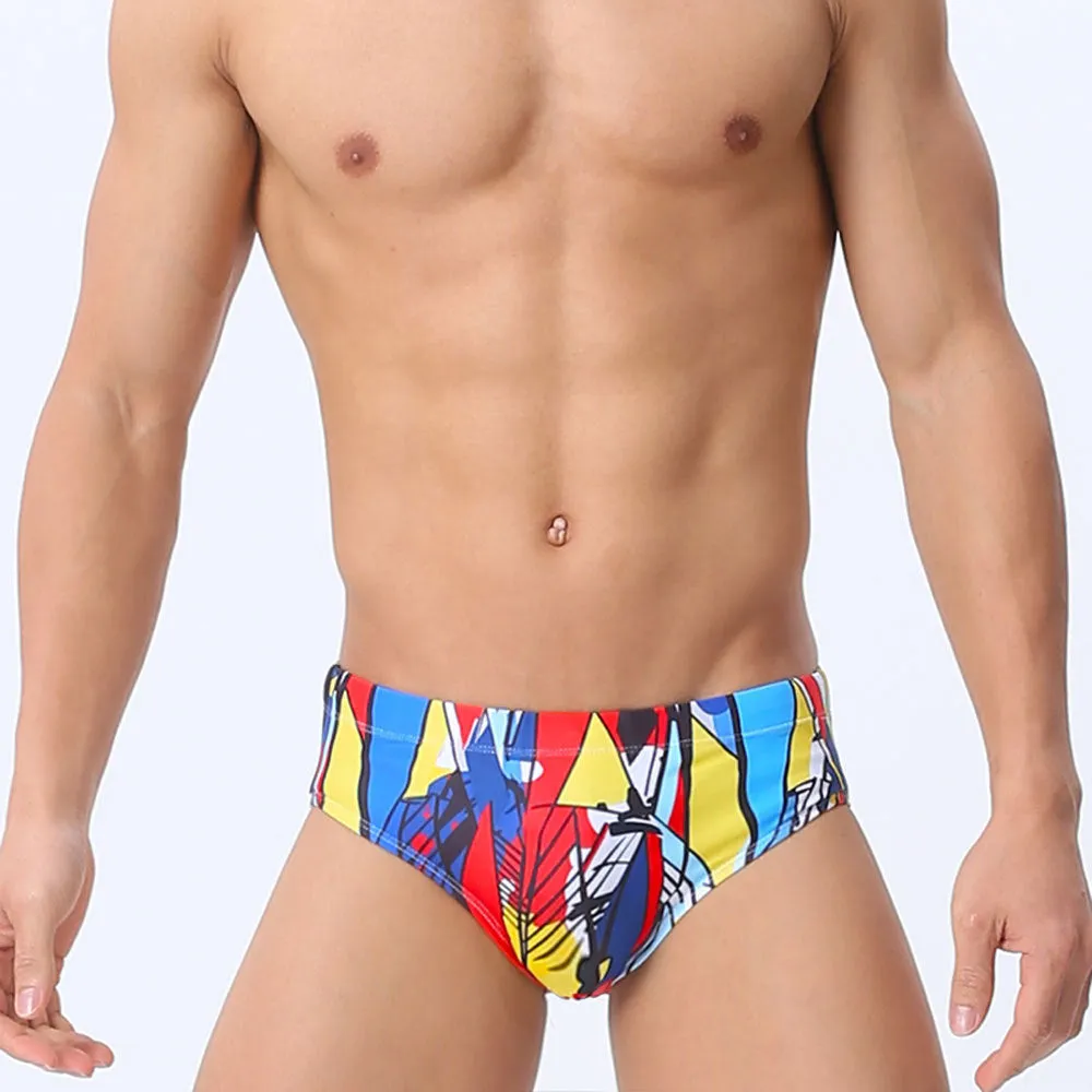 Sexy Art Graffiti Beach Vacation Swim Briefs