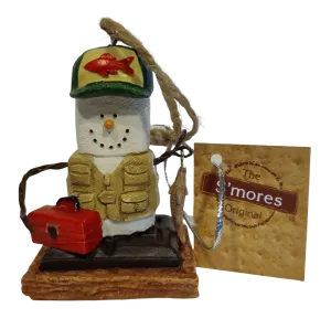 Smores Fisherman Ornament