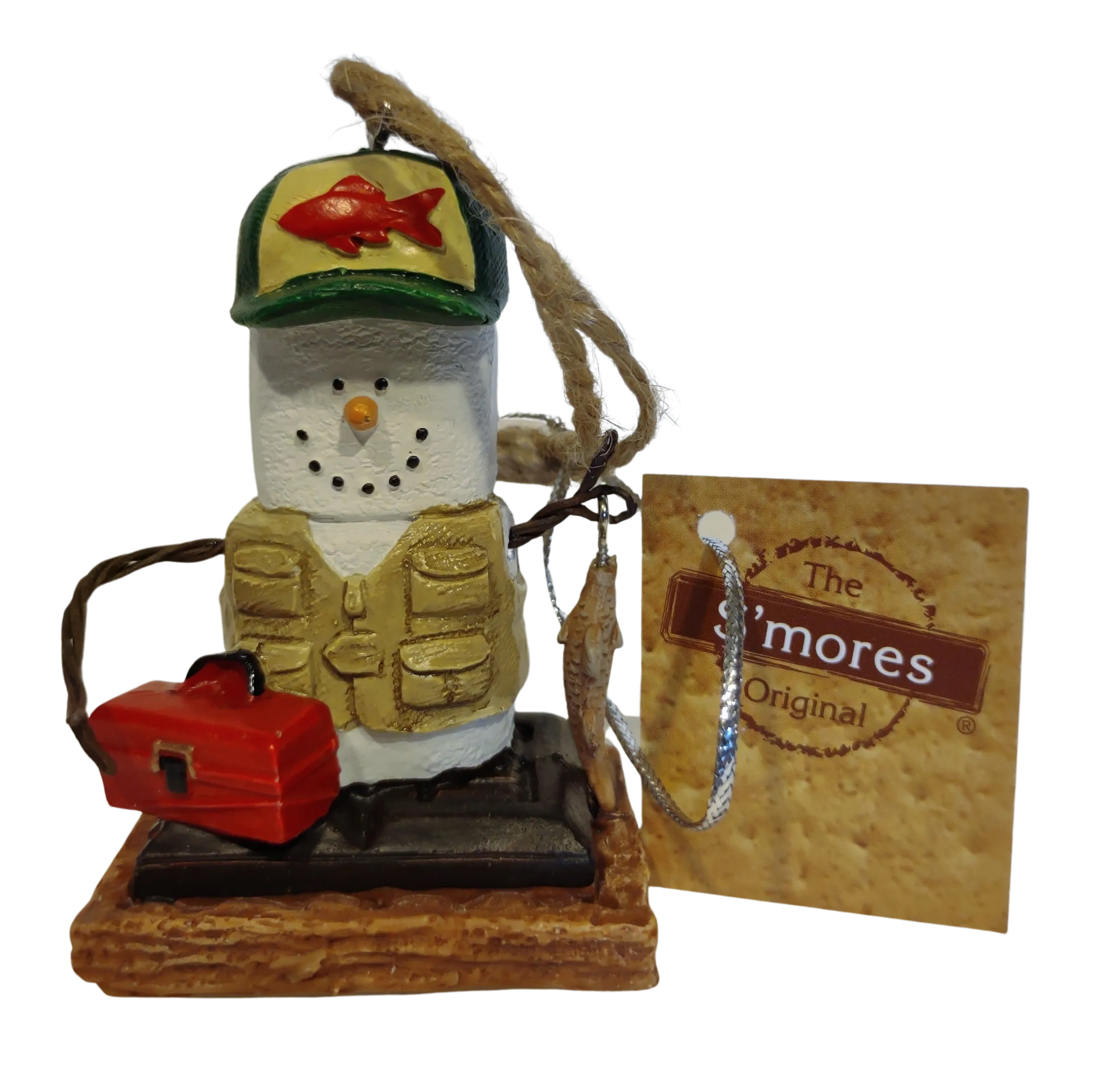 Smores Fisherman Ornament