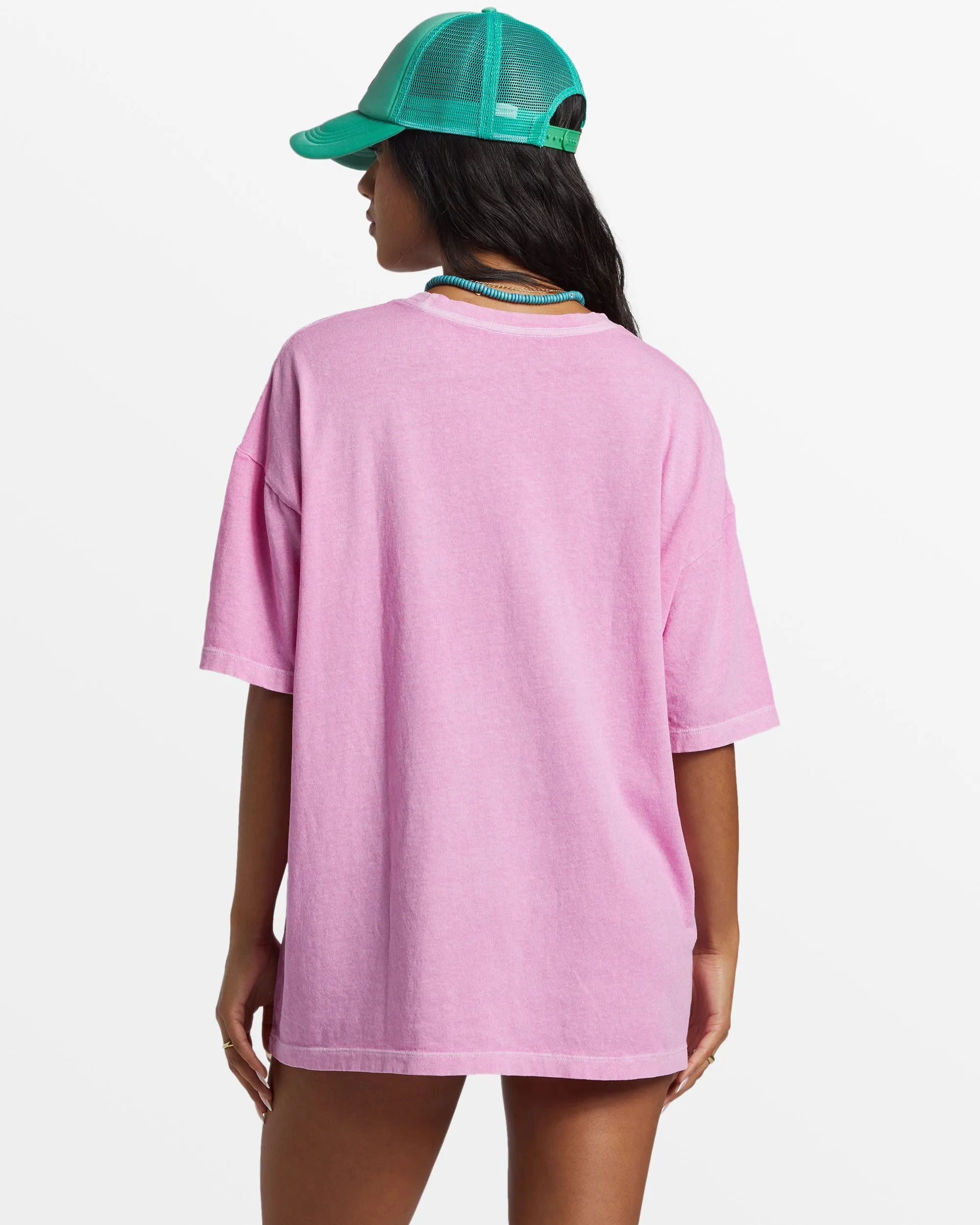 Sunrise To Sunset Oversized T-Shirt - Paradise Pink