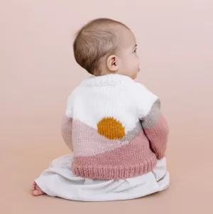 The Sunset Cardigan - Rose - BABY