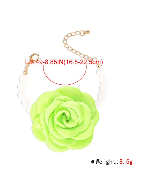 Three-Dimensional Flower Bracelet Accessories