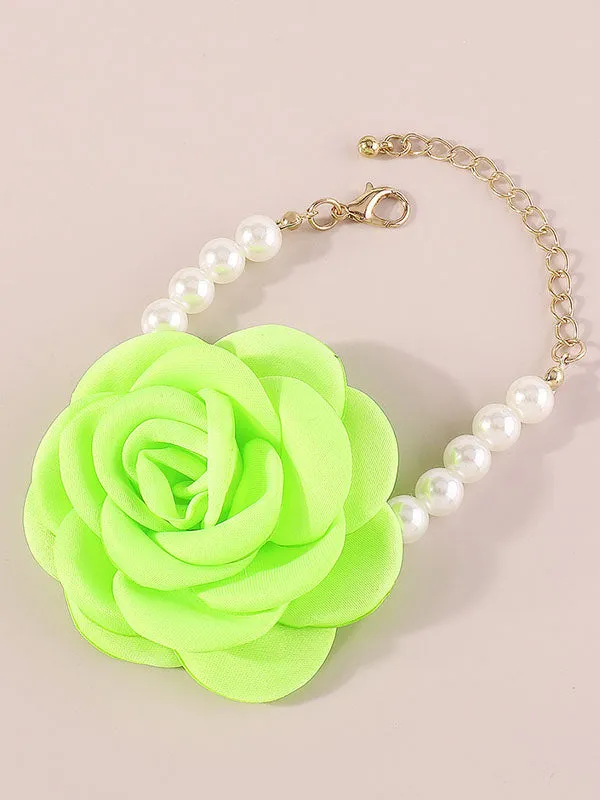 Three-Dimensional Flower Bracelet Accessories