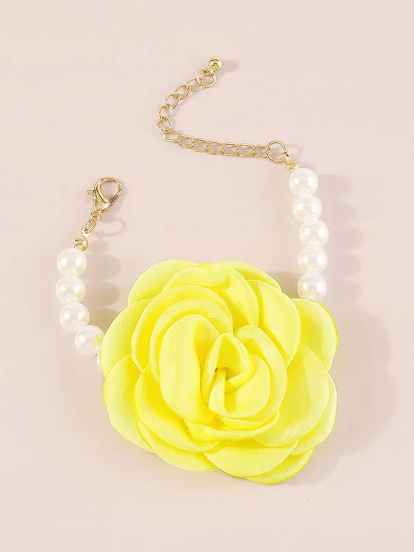 Three-Dimensional Flower Bracelet Accessories