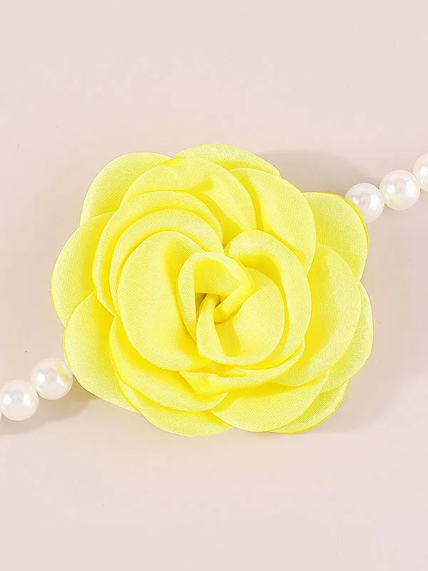 Three-Dimensional Flower Bracelet Accessories