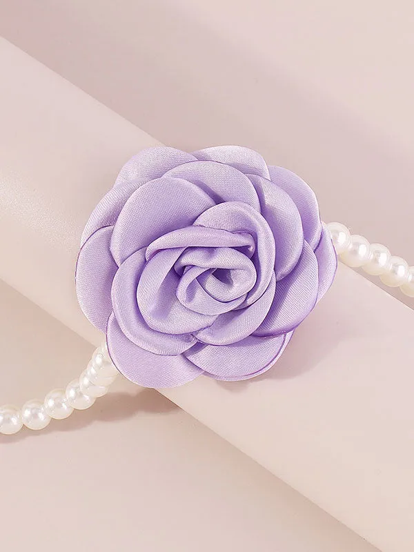 Three-Dimensional Flower Bracelet Accessories