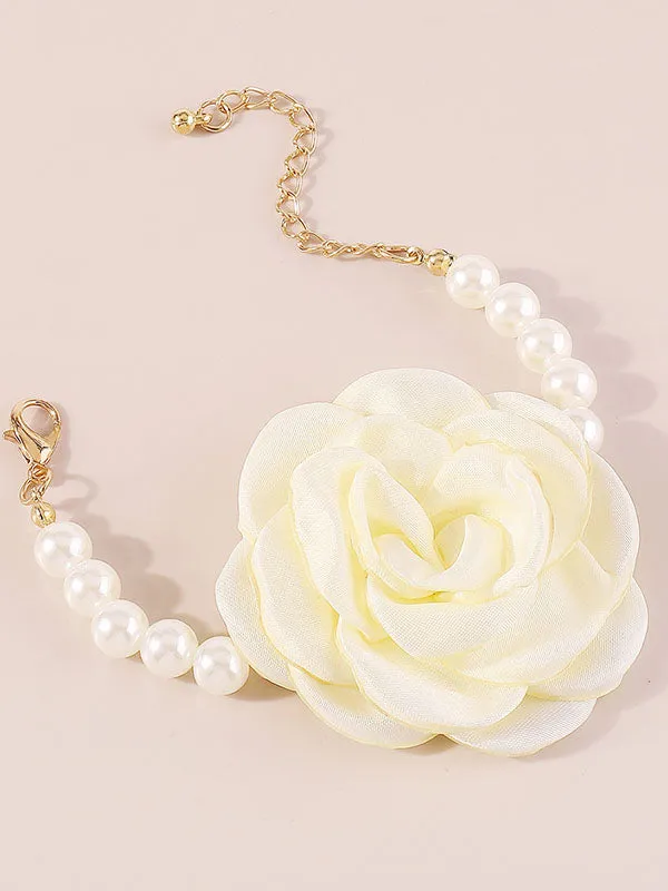 Three-Dimensional Flower Bracelet Accessories