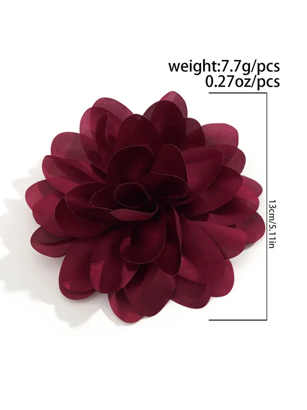 Three-Dimensional Flower Brooch Accessories