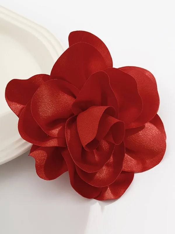 Three-Dimensional Flower Brooch Accessories