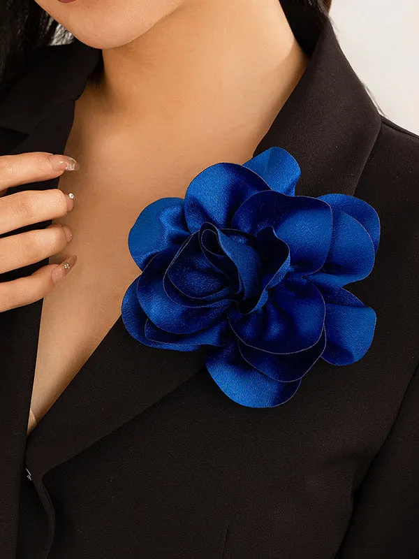 Three-Dimensional Flower Brooch Accessories