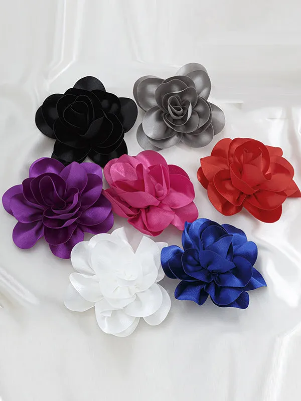 Three-Dimensional Flower Brooch Accessories