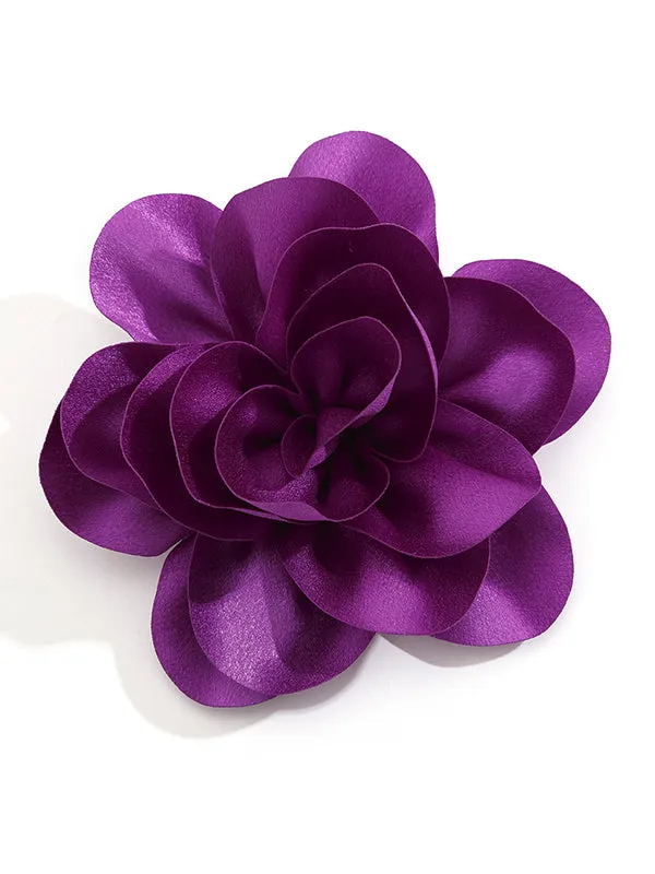 Three-Dimensional Flower Brooch Accessories