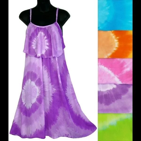 Tie-Dye Circle Moon Dress