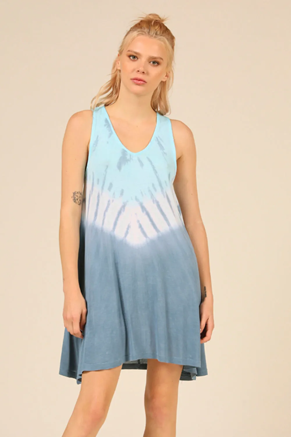 Tie Dye Swing Dress