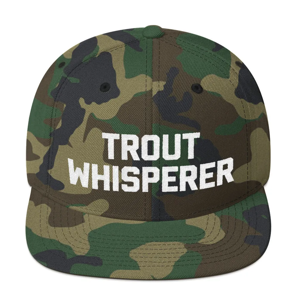 Trout Whisperer Snapback Hat