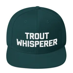 Trout Whisperer Snapback Hat