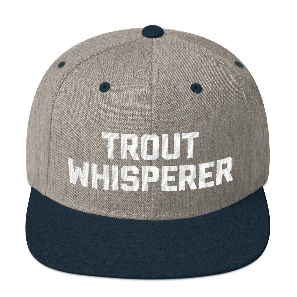 Trout Whisperer Snapback Hat