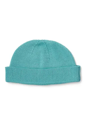 Woody Mini Fisherman Turquoise Beanie