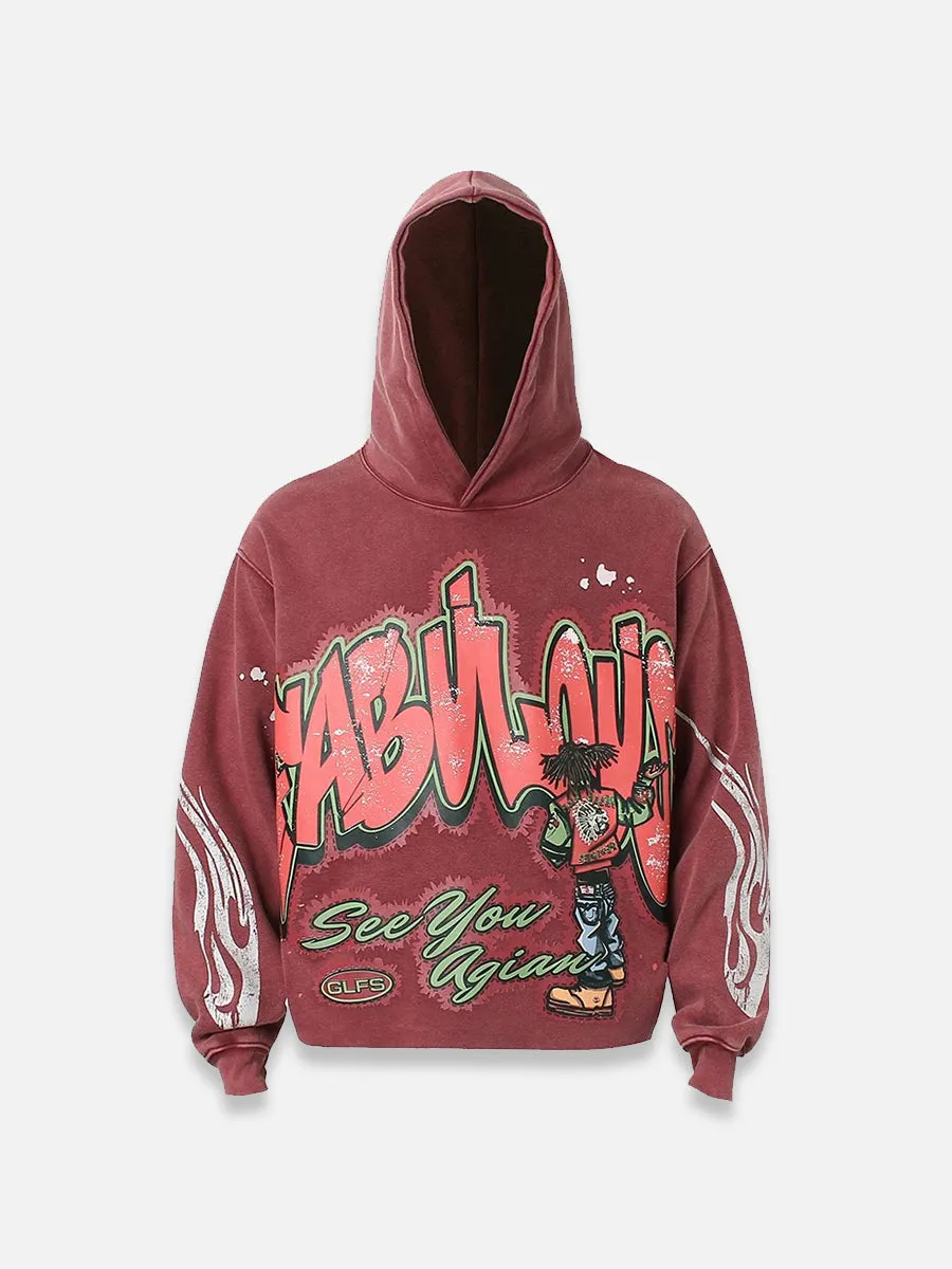 Y2K Graffiti Hoodie